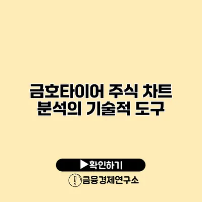 금호타이어 주식 차트 분석의 기술적 도구